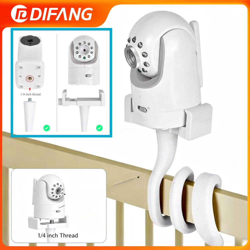 Webcam Stand Clip - Universal Mount for Baby Monitors Portable