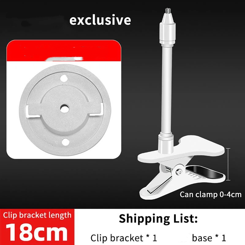1Set No Punching Portable Clip - Webcam Stand Clip 评论和价格