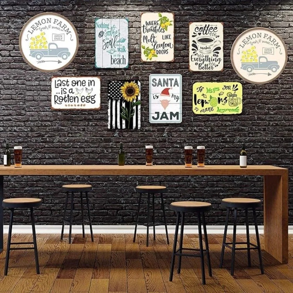 CIFBUY Retro Industrial 2D Fla - Tech Office Wall 评论和价格