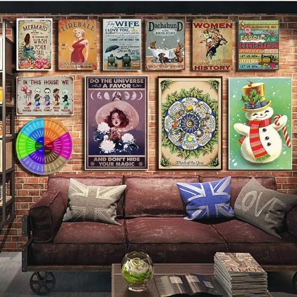 CIFBUY Retro Industrial 2D Fla - Tech Office Wall 评论和价格