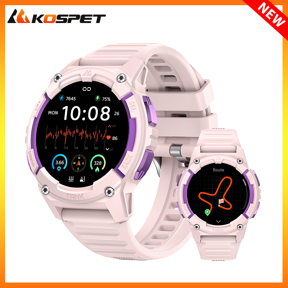 KOSPET TANK S2 GPS Smart Watch - Digital Timer Countdown 评论和价格