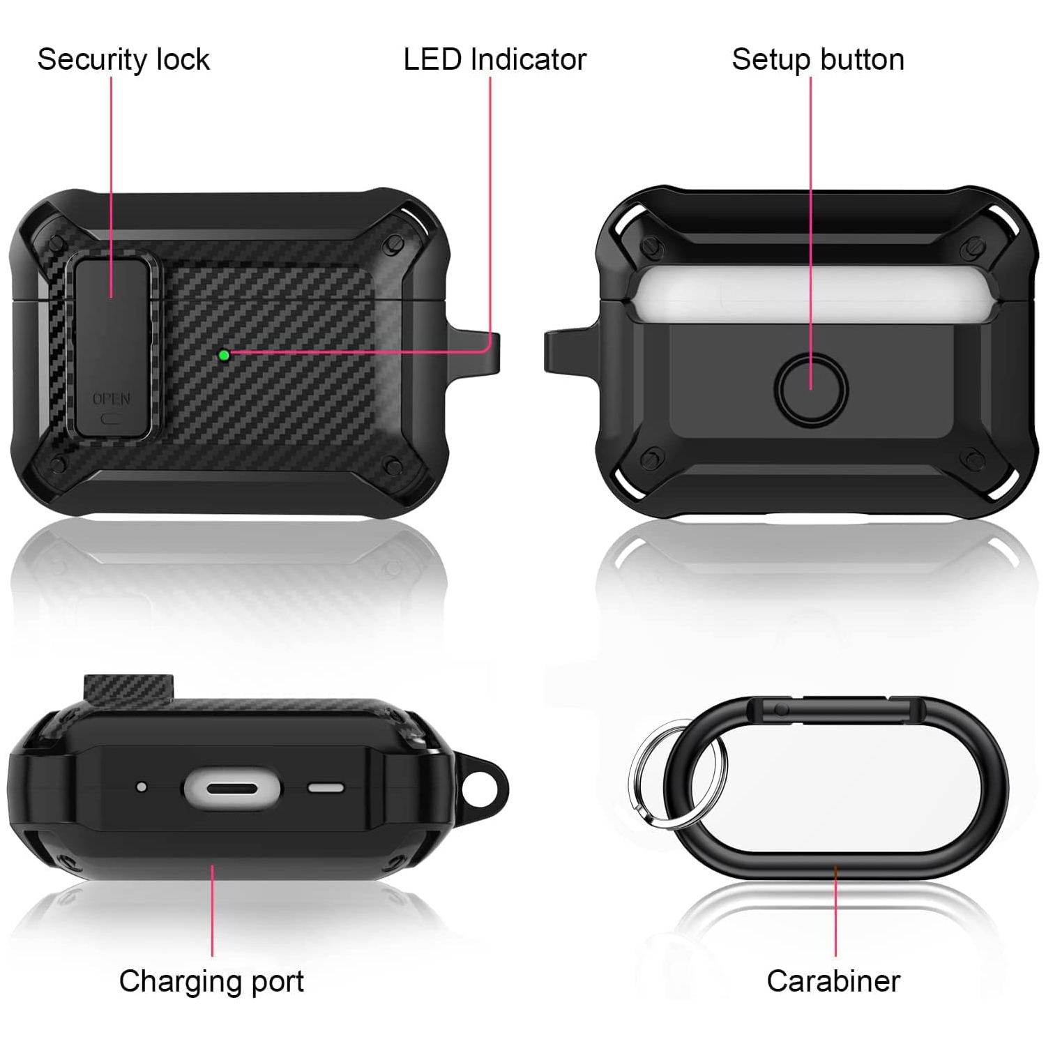 For Airpods 4 Gen Luxury Secur - Pc Security Lock 评论和价格