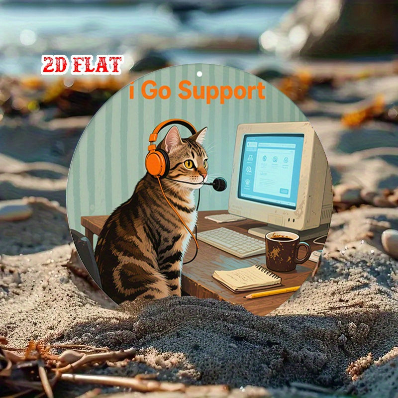 CIFBUY 2D Flat Funny Tech Supp - Tech Office Wall 评论和价格
