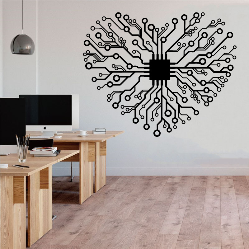 Love Chip Tech Company Office  - Tech Office Wall 评论和价格