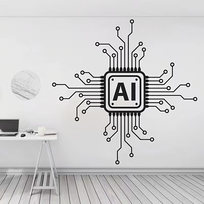 AI Technology Circuit Board Vi - Tech Office Wall 评论和价格