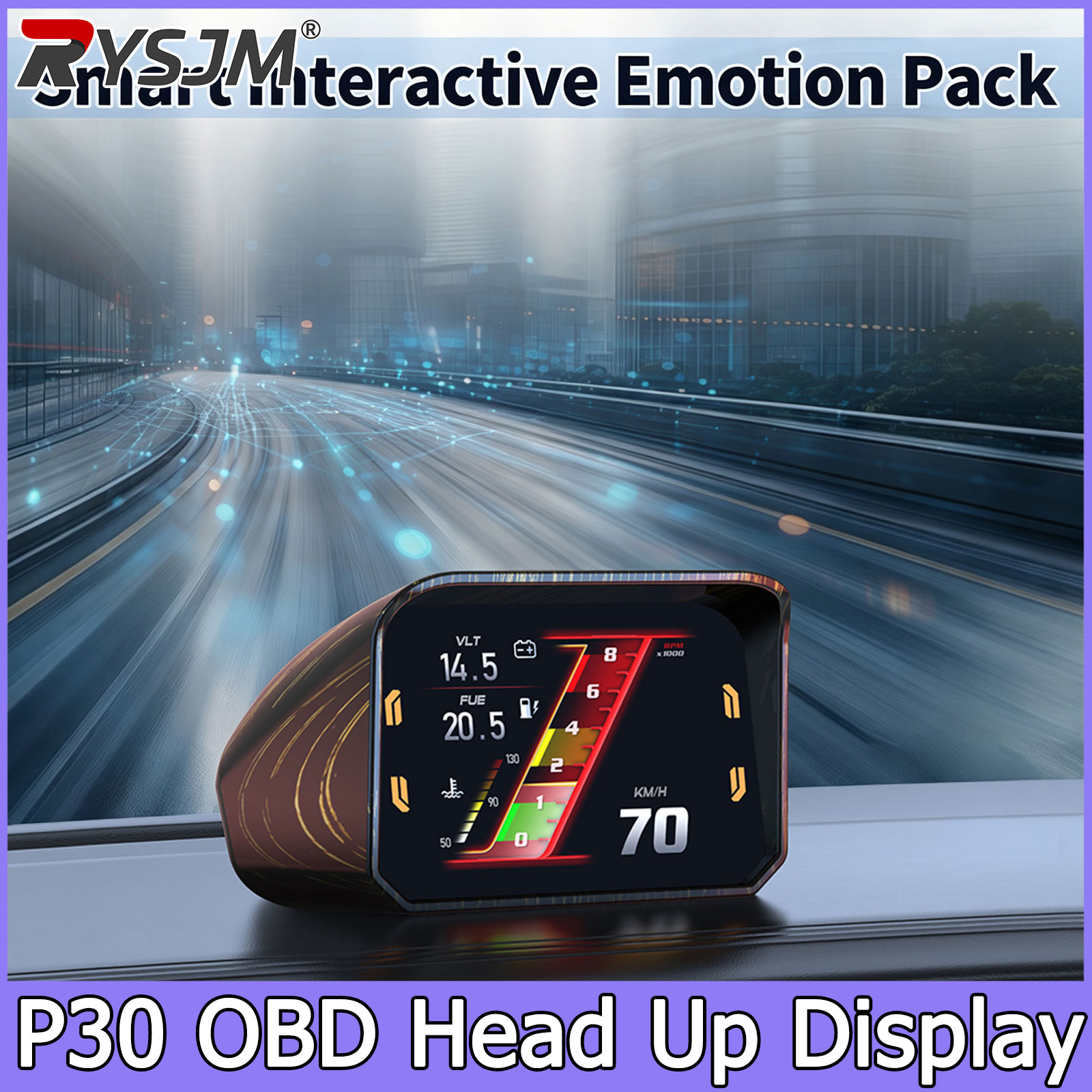 P30 Speedometer RPM Meter HUD  - Pc Security Lock 评论和价格