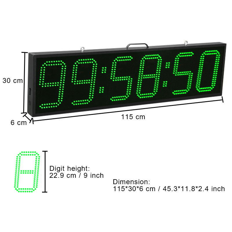 CP16B Single Sided LED Clock 9 - Digital Timer Countdown 评论和价格