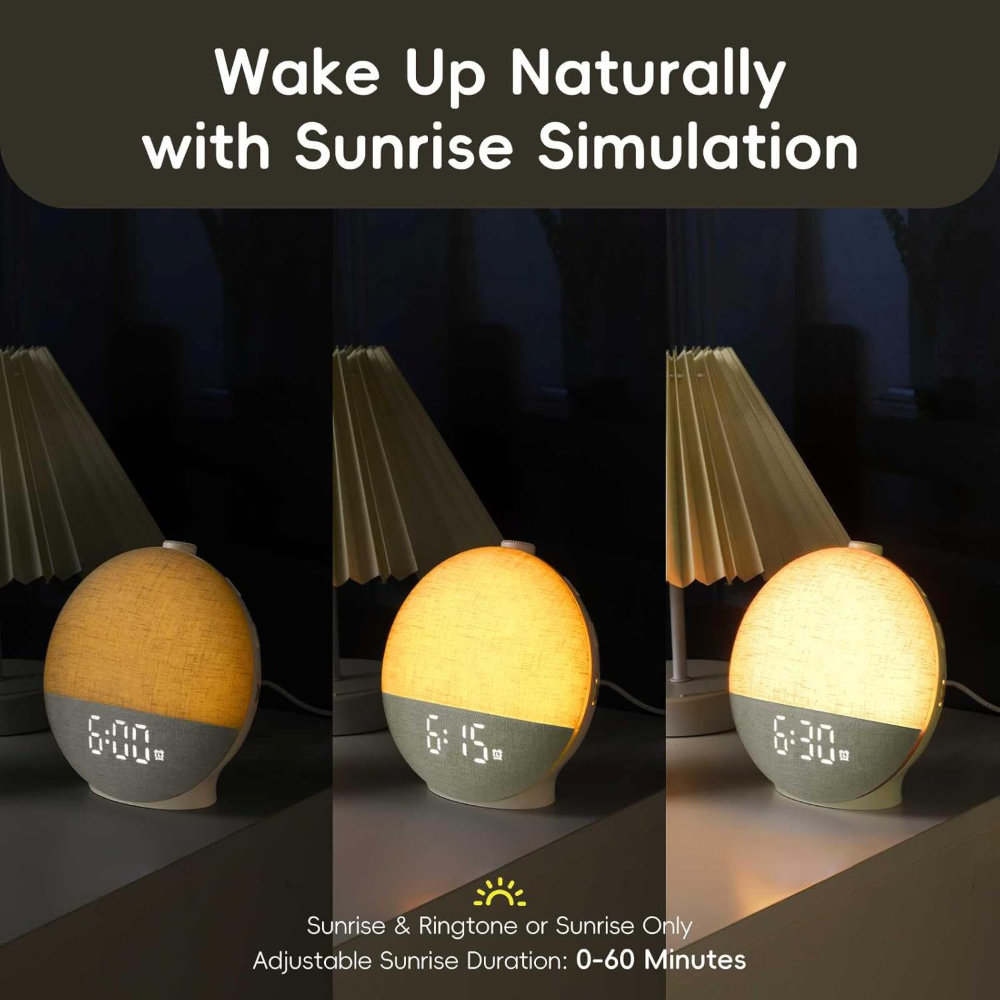Wake Up Light Sunrise Alarm Cl - Digital Timer Countdown 评论和价格