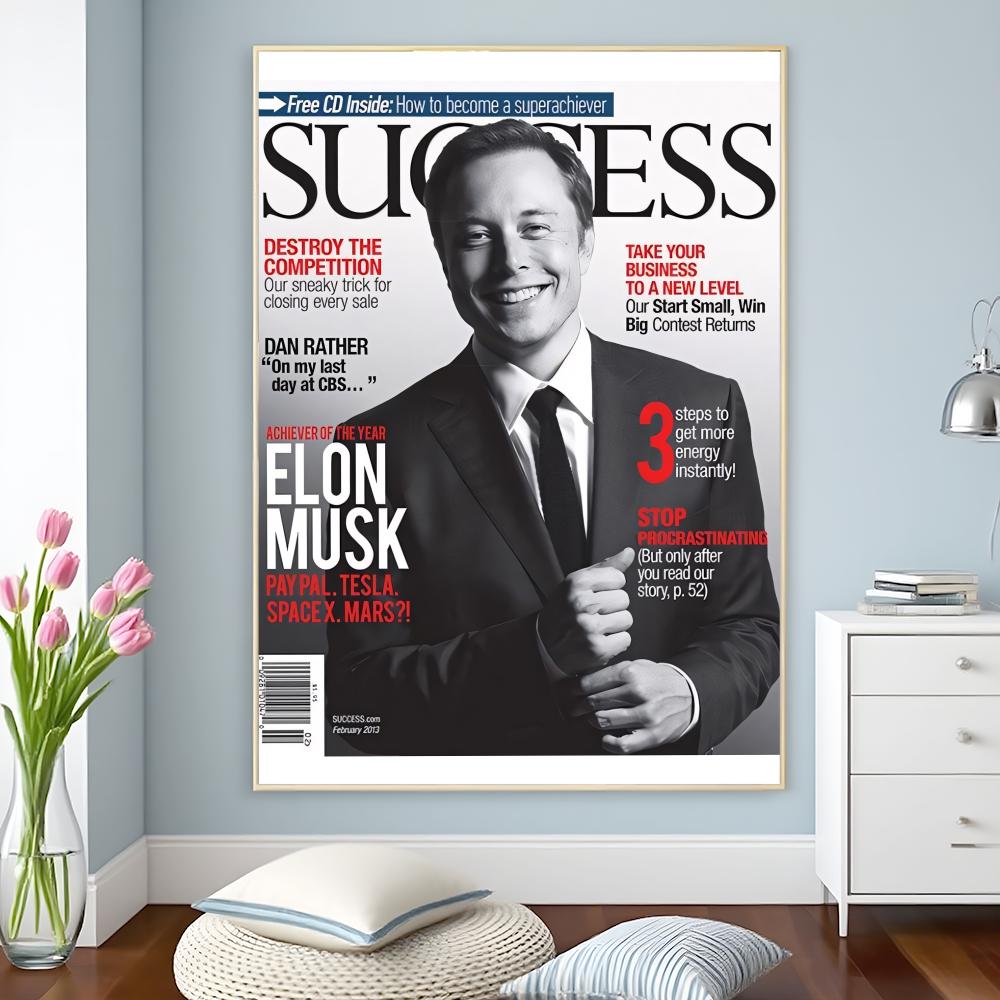 Elon Musk Dogefather Tech Visi - Tech Office Wall 评论和价格