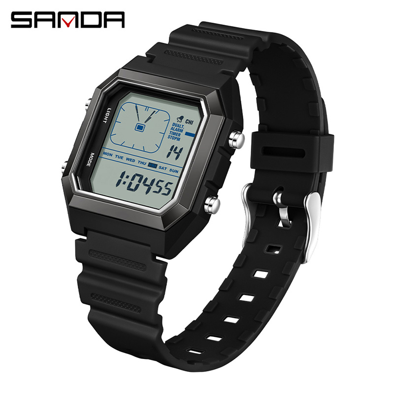 SANDA 6307 New Men's Digital M - Digital Timer Countdown 评论和价格