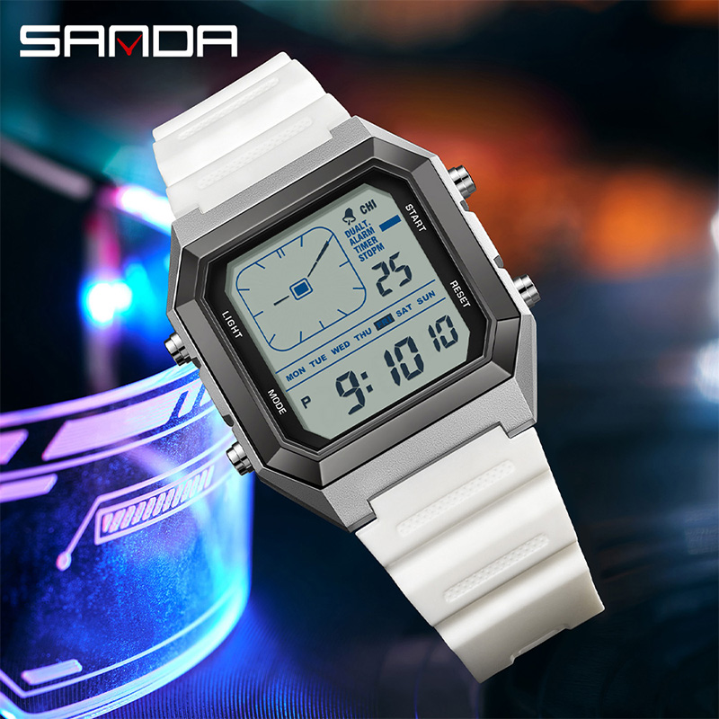 SANDA 6307 New Men's Digital M - Digital Timer Countdown 评论和价格